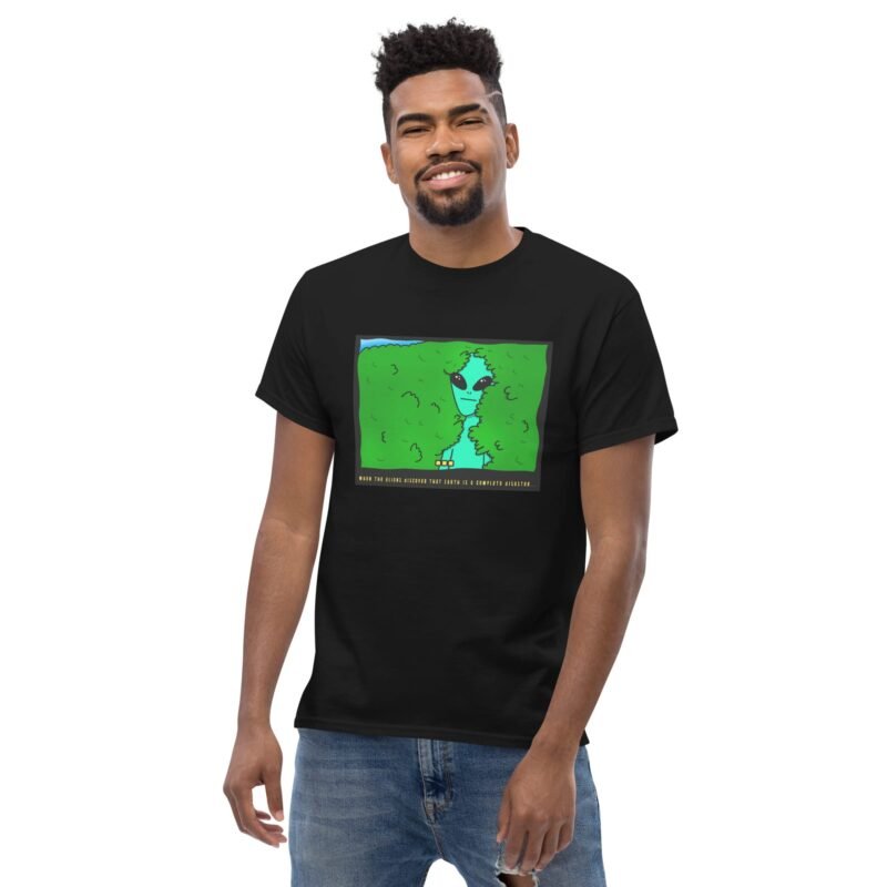 Alien T-Shirt: Fun The Simpsons Meme - Unisex classic tee - Imagen 10