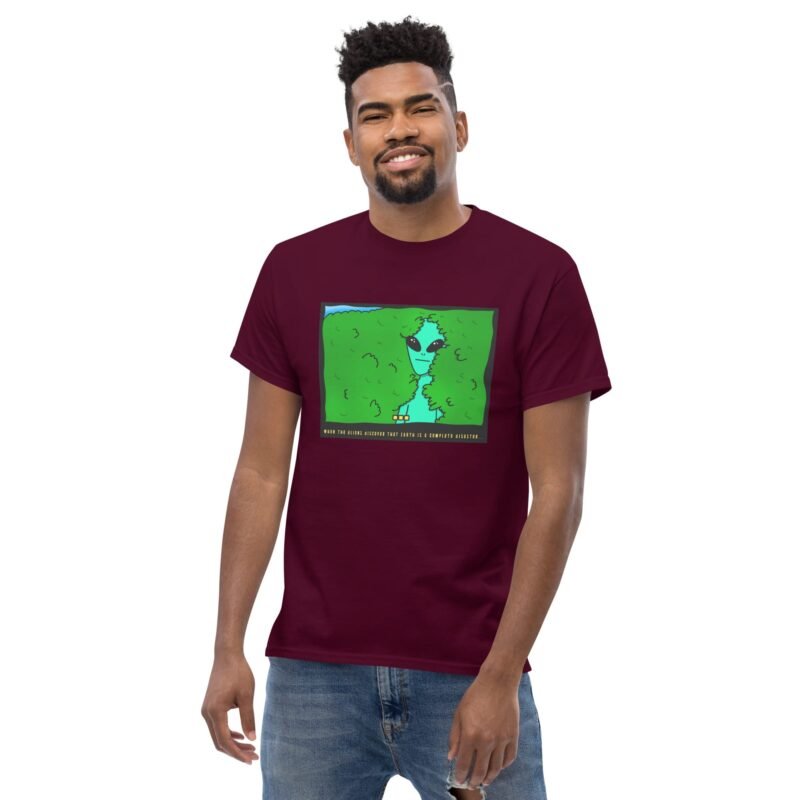 Alien T-Shirt: Fun The Simpsons Meme - Unisex classic tee - Imagen 3
