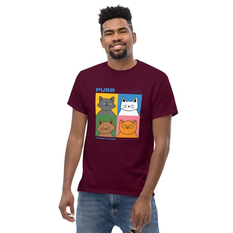 Cat Lover’s T-shirt, Purr - Unisex classic tee - Imagen 3