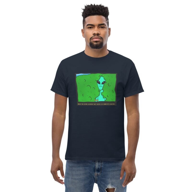 Alien T-Shirt: Fun The Simpsons Meme - Unisex classic tee - Imagen 17